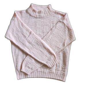 Vtg Spunky Women's Large Pink Sweater